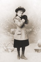 Olga Janáčková (1882-1903), hija de Leoš Janáček y Zdeňka Janáčková, en el año 1892 © Museo Regional Moravo